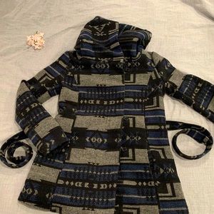 Lovey warm native print jacket